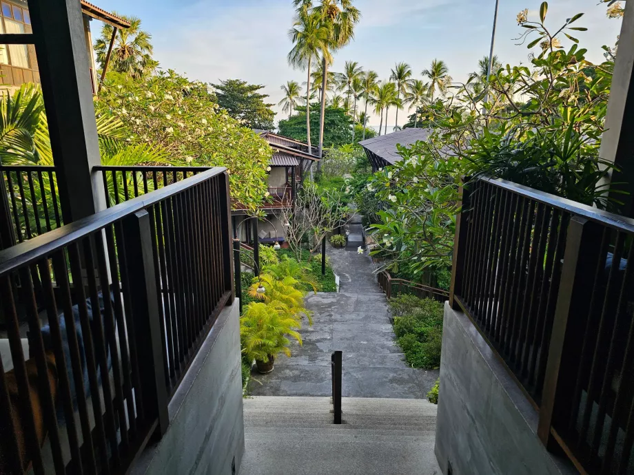 Homm Chura Samui, както се вижда от рецепцията