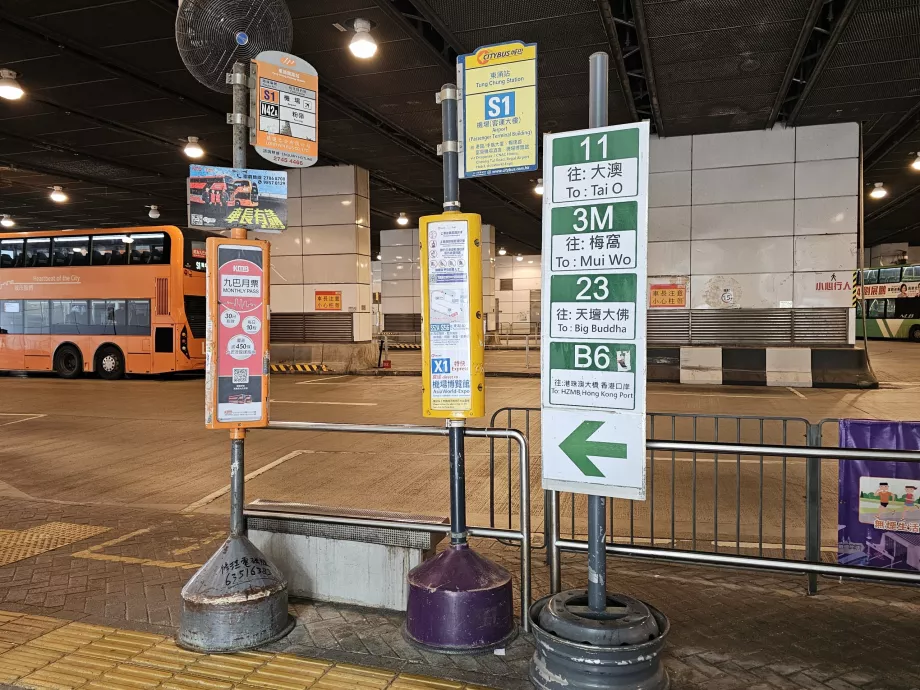 Автобусна спирка S1, Tung Chung