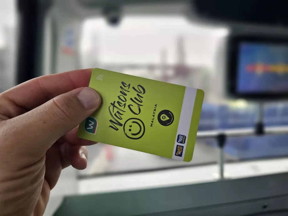 Карта Touch-n-Go от Watsons