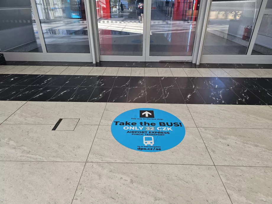 Посока до автобусната спирка