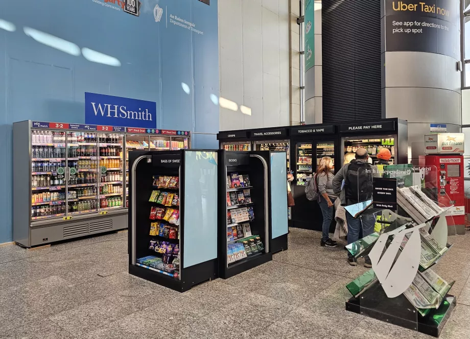 WHSmith в залата за пристигащи
