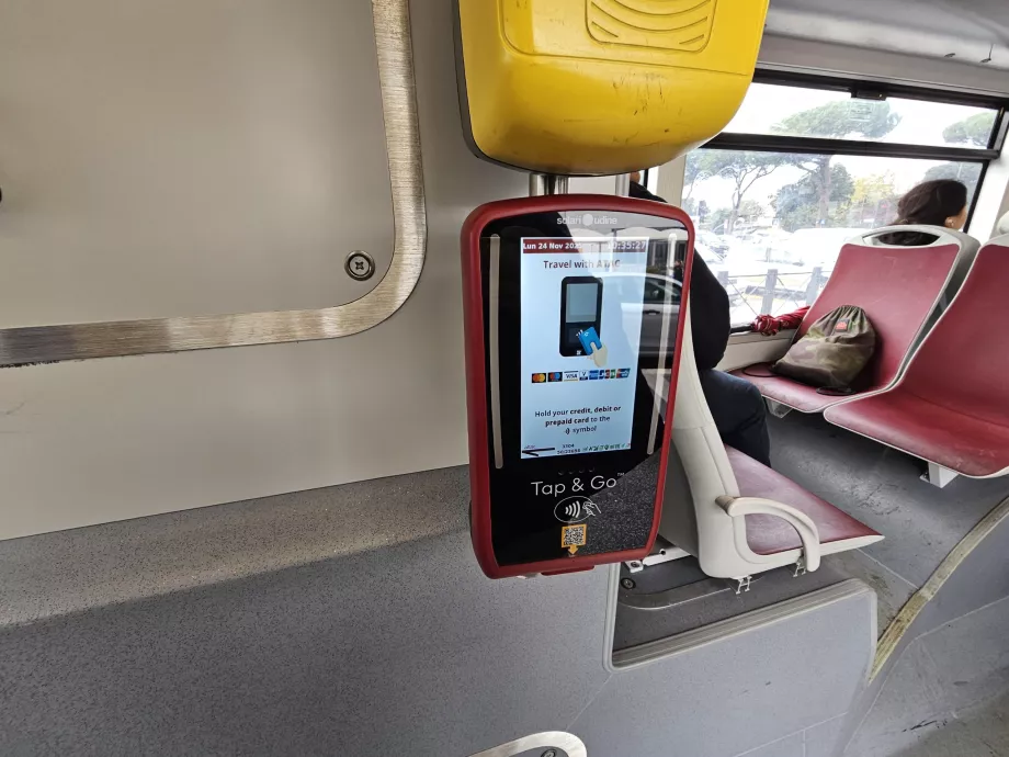 Валидатор за безконтактно плащане на билети