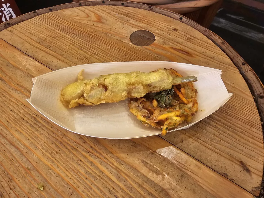 Моята темпура на пазара Нишики