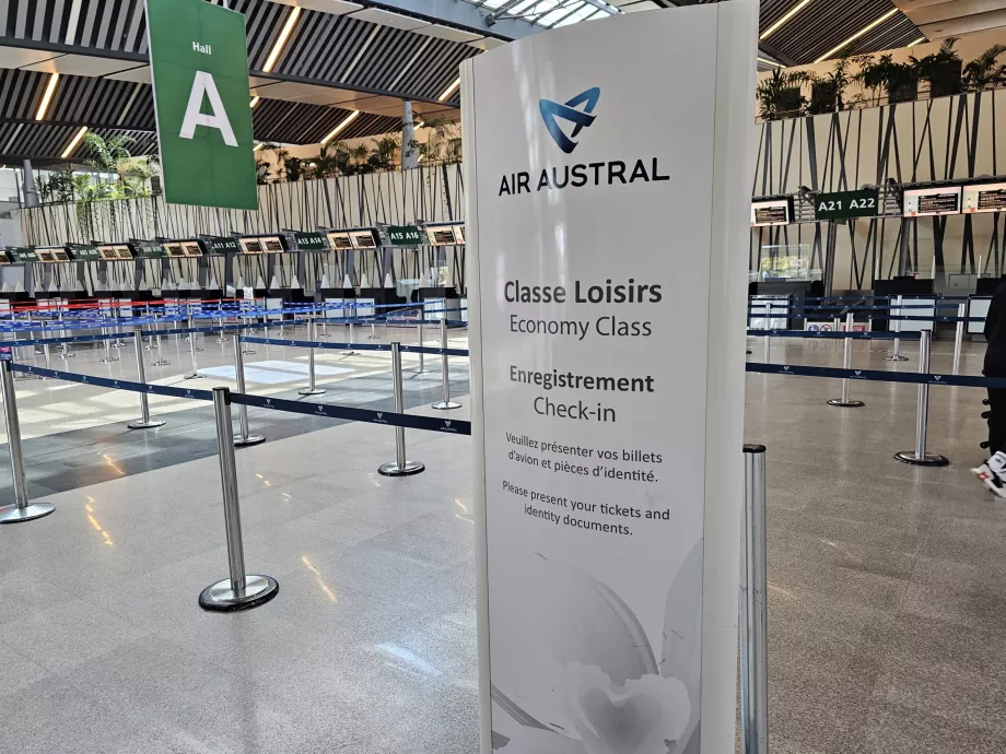 Регистрация в Air Austral