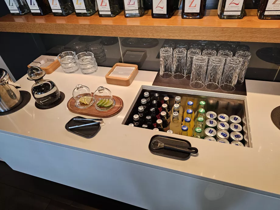 Напитки в стаята за пушачи