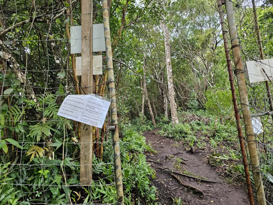 Вход към Питон дю Кано
