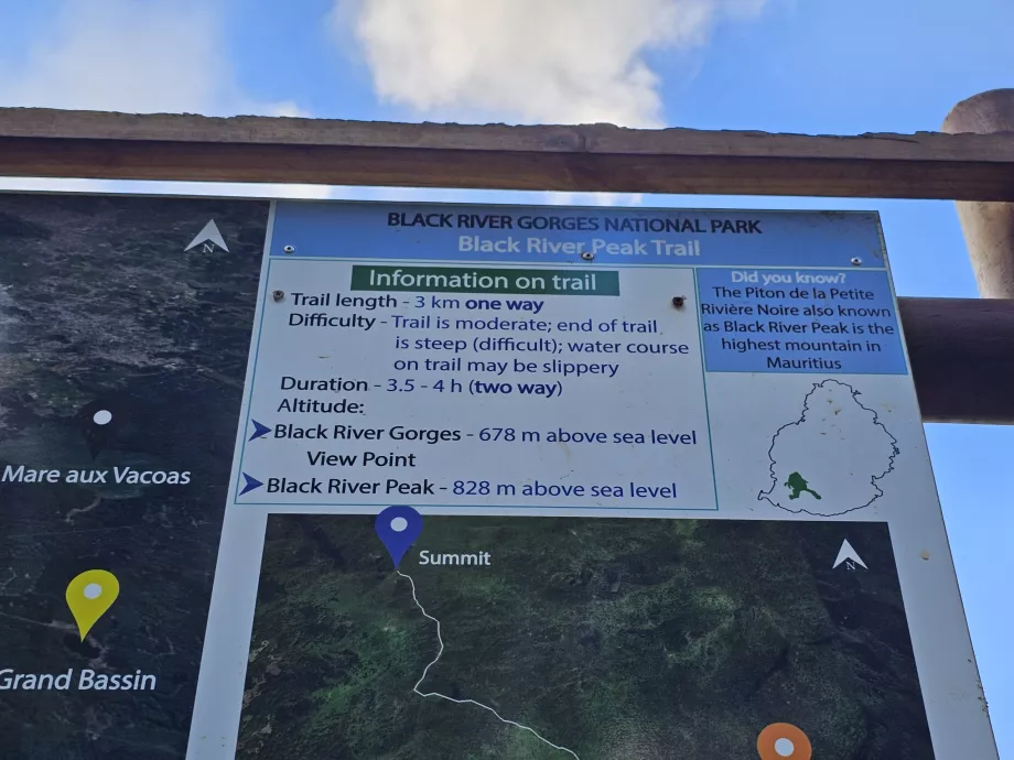 Информация близо до Black River Peak Trail