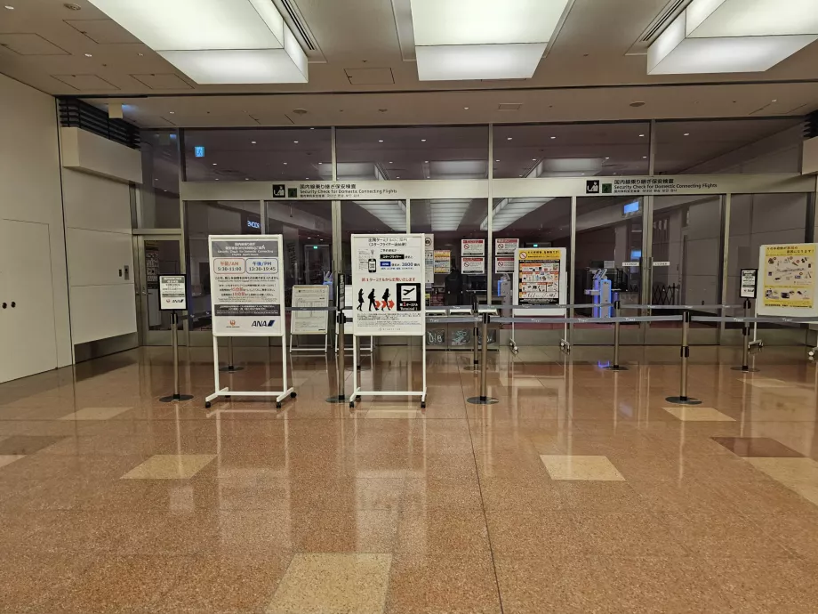 Проверка за сигурност при вътрешни свързващи полети