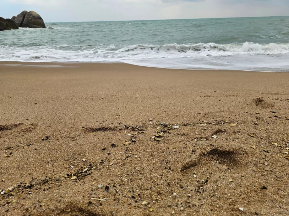 Плаж Coral Cove, качество на пясъка