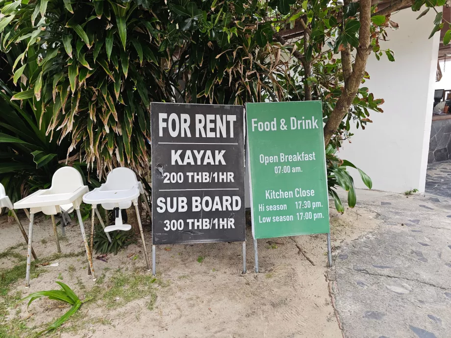 Силвър Бийч, водни спортове