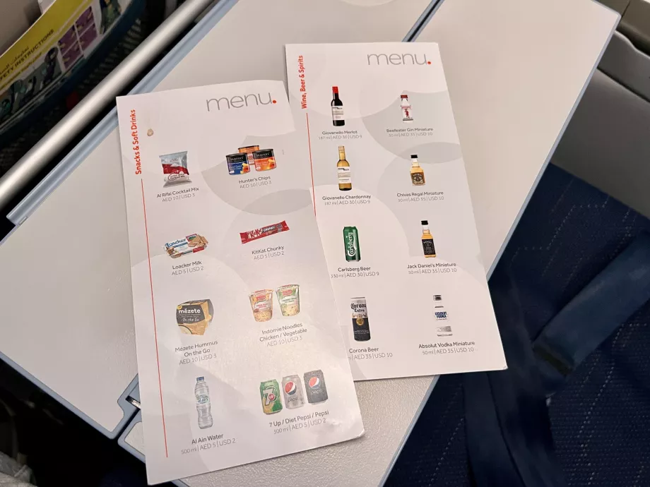 Оферта за освежаване по време на полет на Flydubai