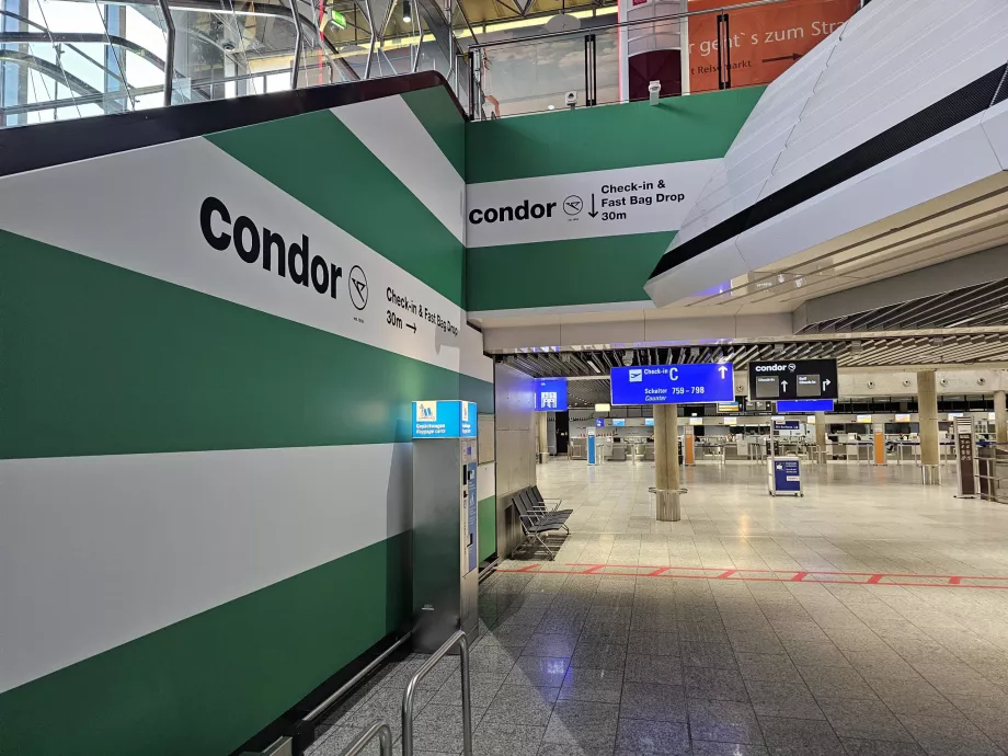 Регистрация на летище Frankfurt Airport