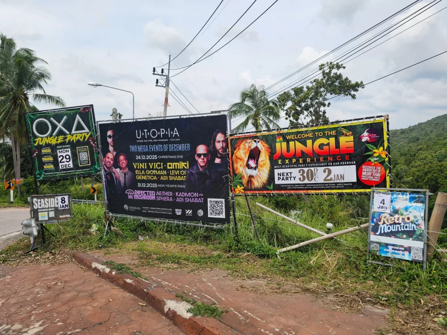 Обяви за партита и нощни клубове