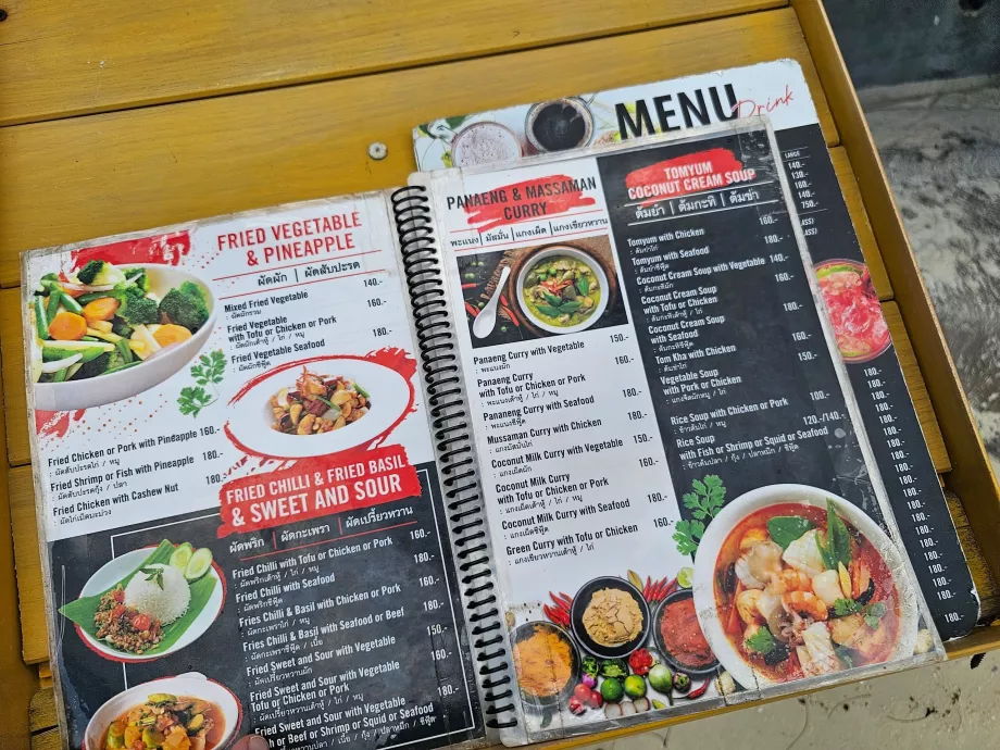 Салатен плаж, цени в ресторантите