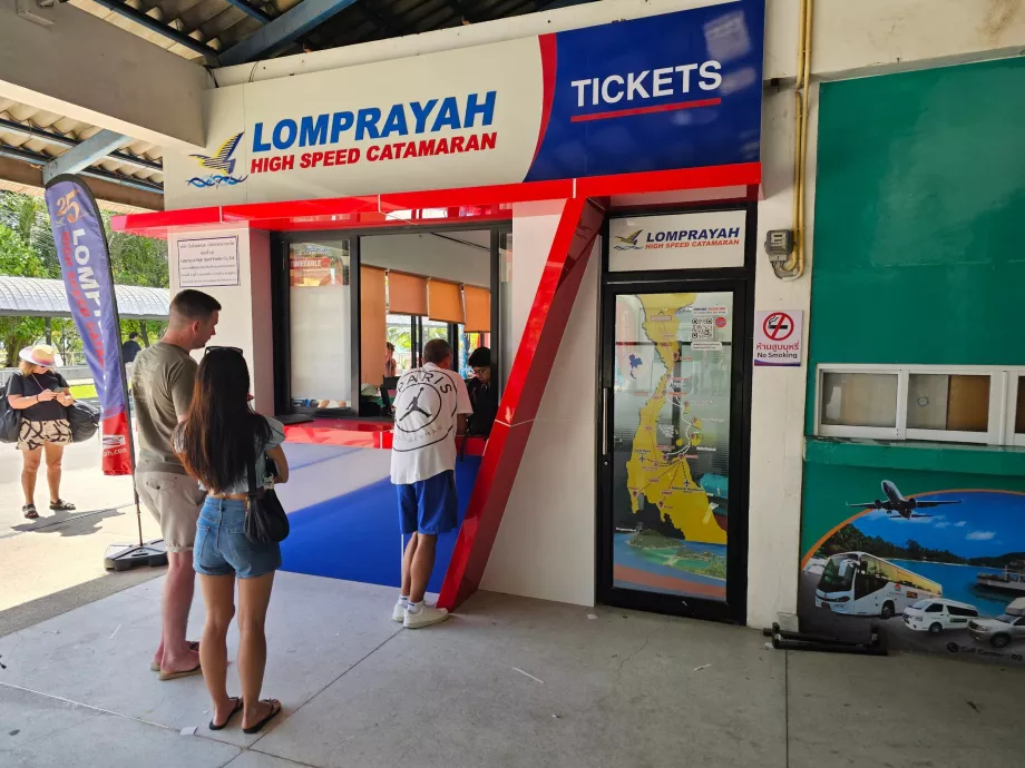 Пристанище Thong Sala, билетна каса