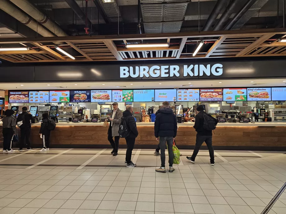 Burger King, летище AMS