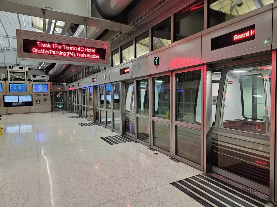 Гари на влаковете Airtrain
