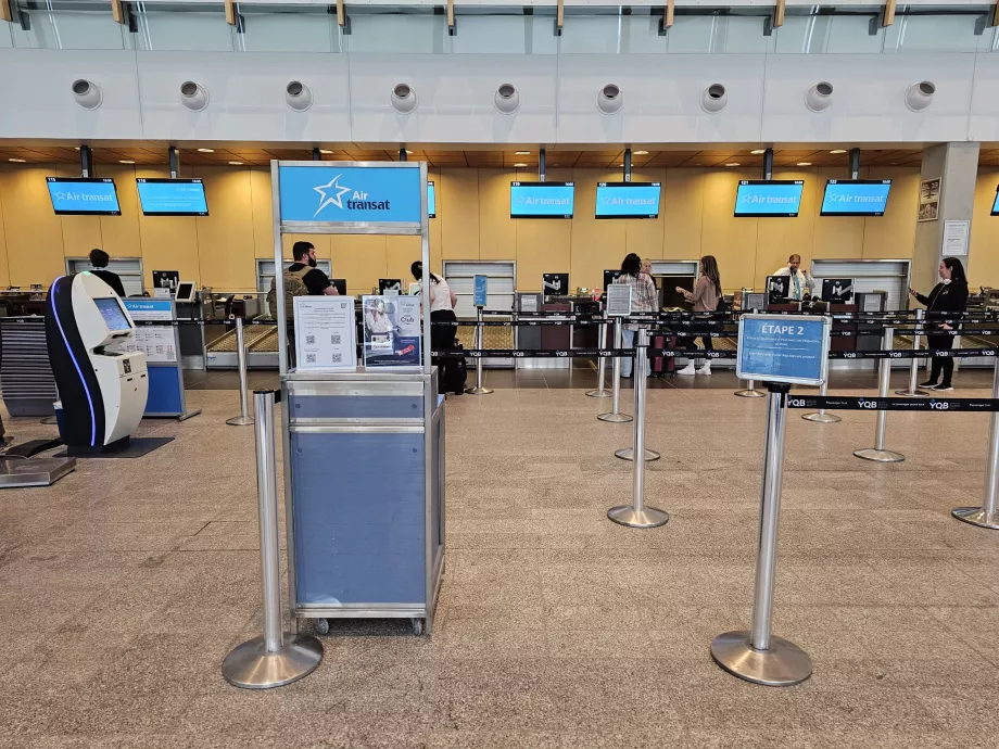 Регистрация в Air Transat