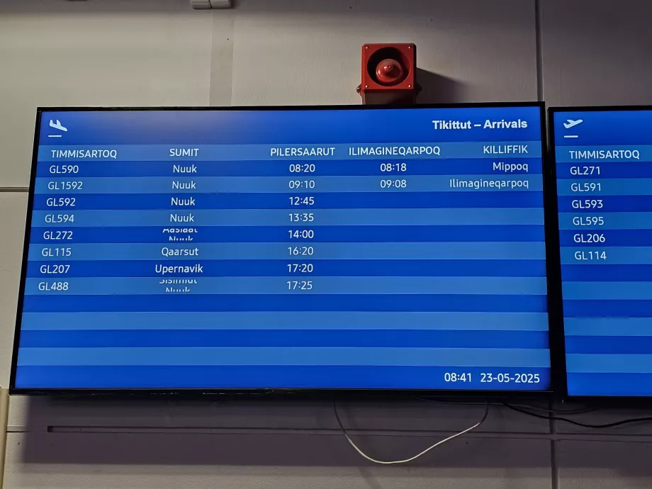 Борд за пристигане