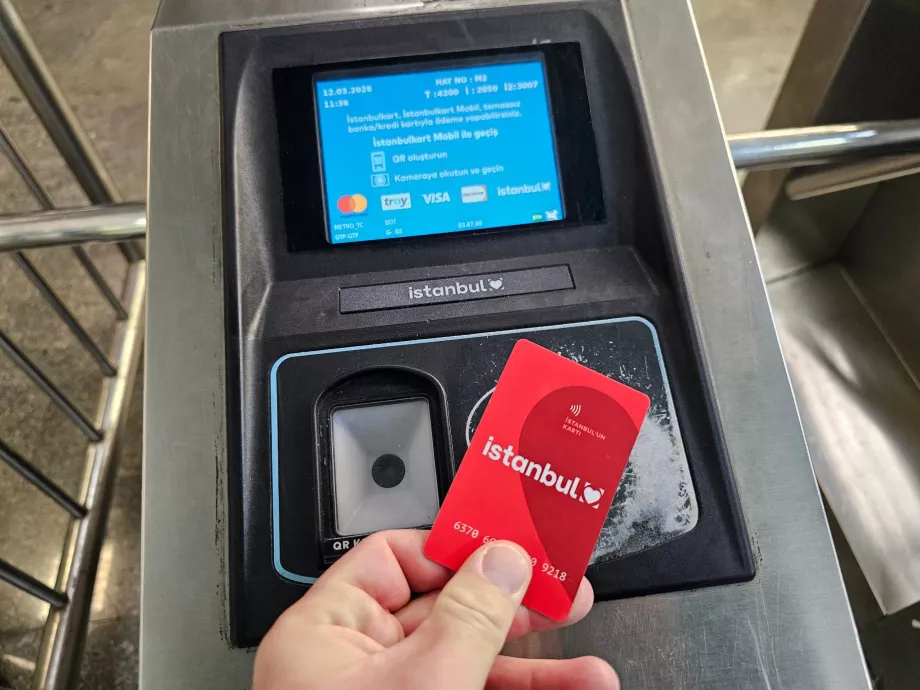 Използване на Istanbulkart