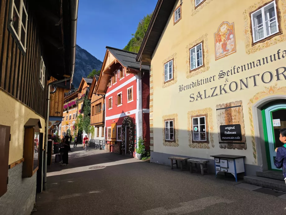 Централната част на град Халщат