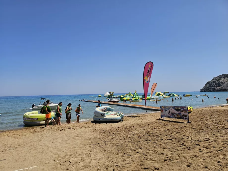 Водни спортове, плаж Tsambika