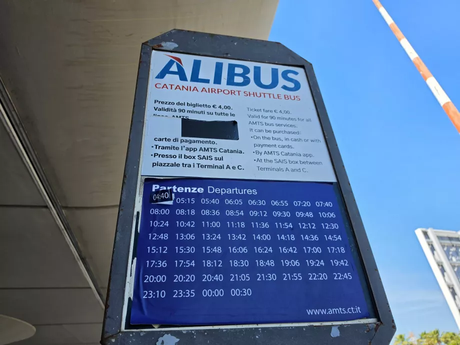 Разписание на Alibus