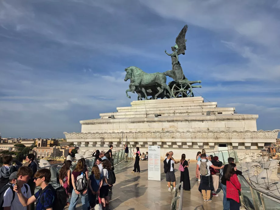 Altare della Patria, платена част
