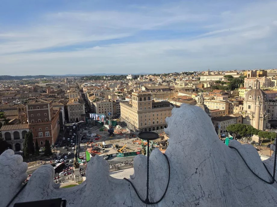 Altare della Patria, платена част