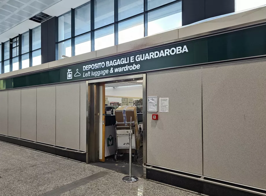 Съхранение на багаж, Терминал 1