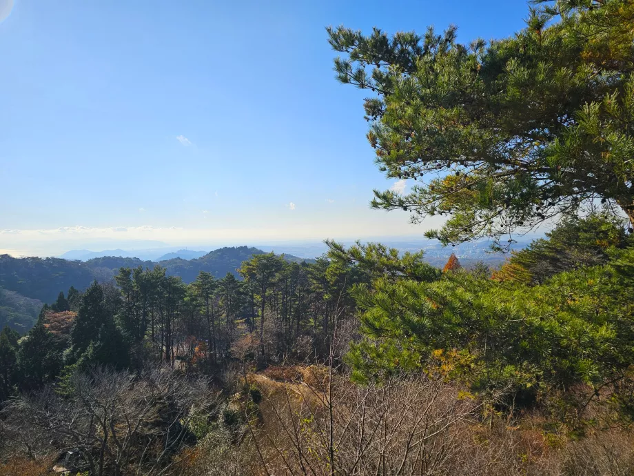 Храмът Тенджо-джи, гледка