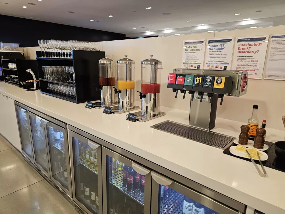 ANZ Lounge, безалкохолни напитки